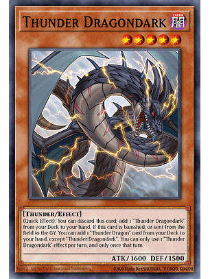 Thunder Dragondark - RA03-EN018 - Super Rare 1st Edition