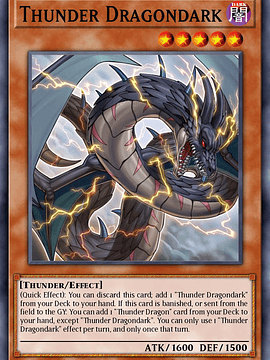 Thunder Dragondark - RA03-EN018 - Super Rare 1st Edition