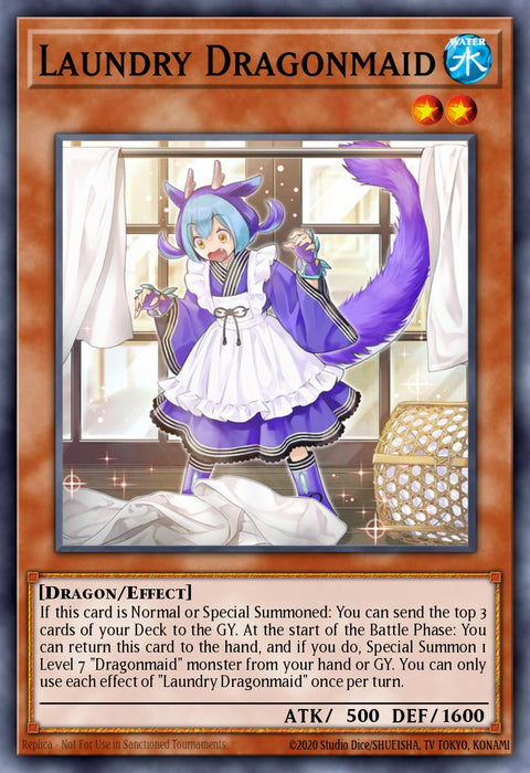 Laundry Dragonmaid - RA03-EN021 - Super Rare 1st Edition