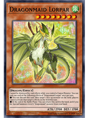 Dragonmaid Lorpar - RA03-EN022 - Super Rare 1st Edition