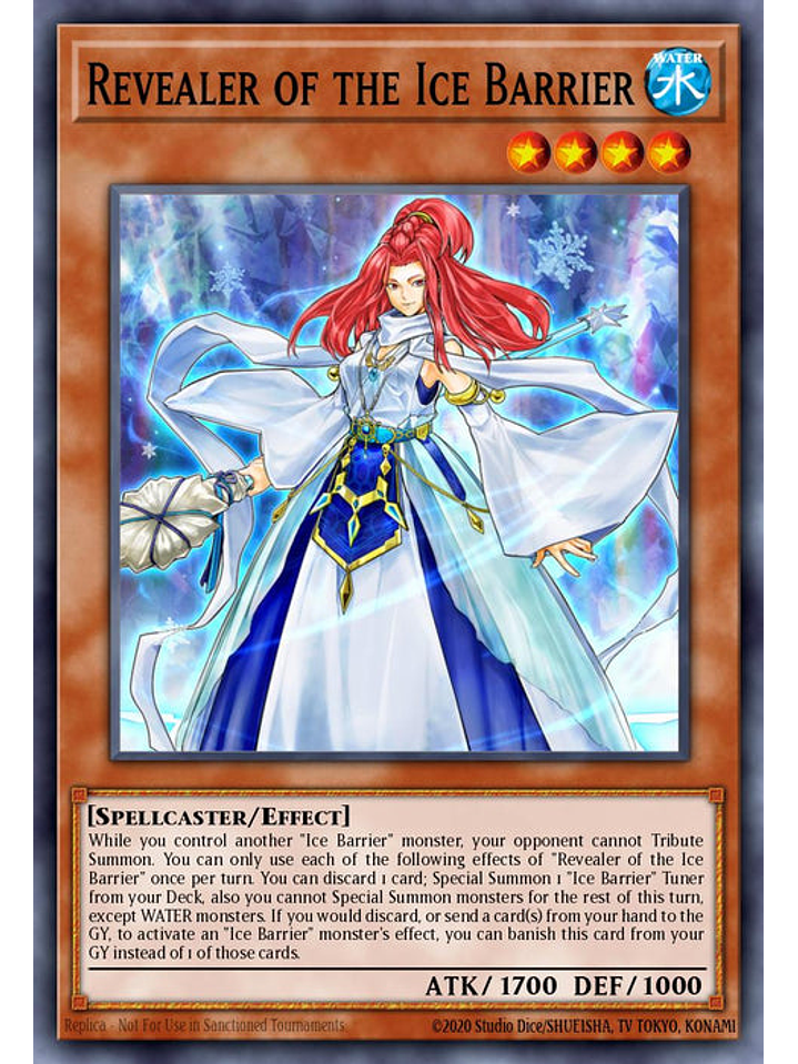 Revealer of the Ice Barrier - RA03-EN028 - Super Rare 1st Edition 1
