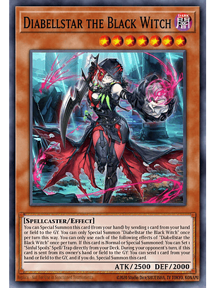 Diabellstar the Black Witch - RA03-EN032 - Super Rare 1st Edition