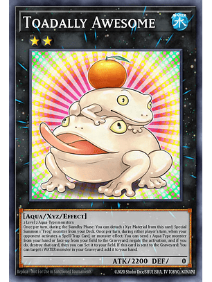 Toadally Awesome - RA03-EN040 - Super Rare 1st Edition