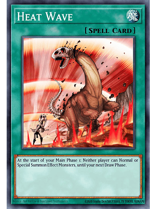 Heat Wave - RA03-EN058 - Super Rare 1st Edition