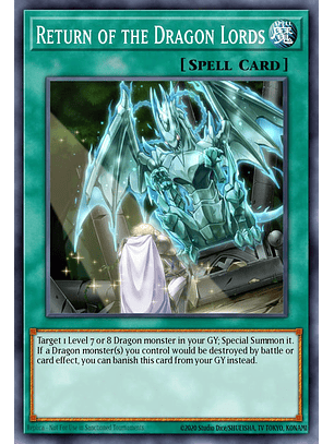 Return of the Dragon Lords - RA03-EN060 - Super Rare 1st Edition