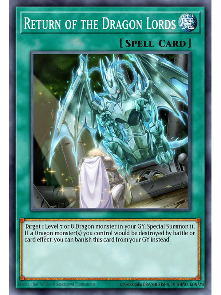 Return of the Dragon Lords - RA03-EN060 - Super Rare 1st Edition 1