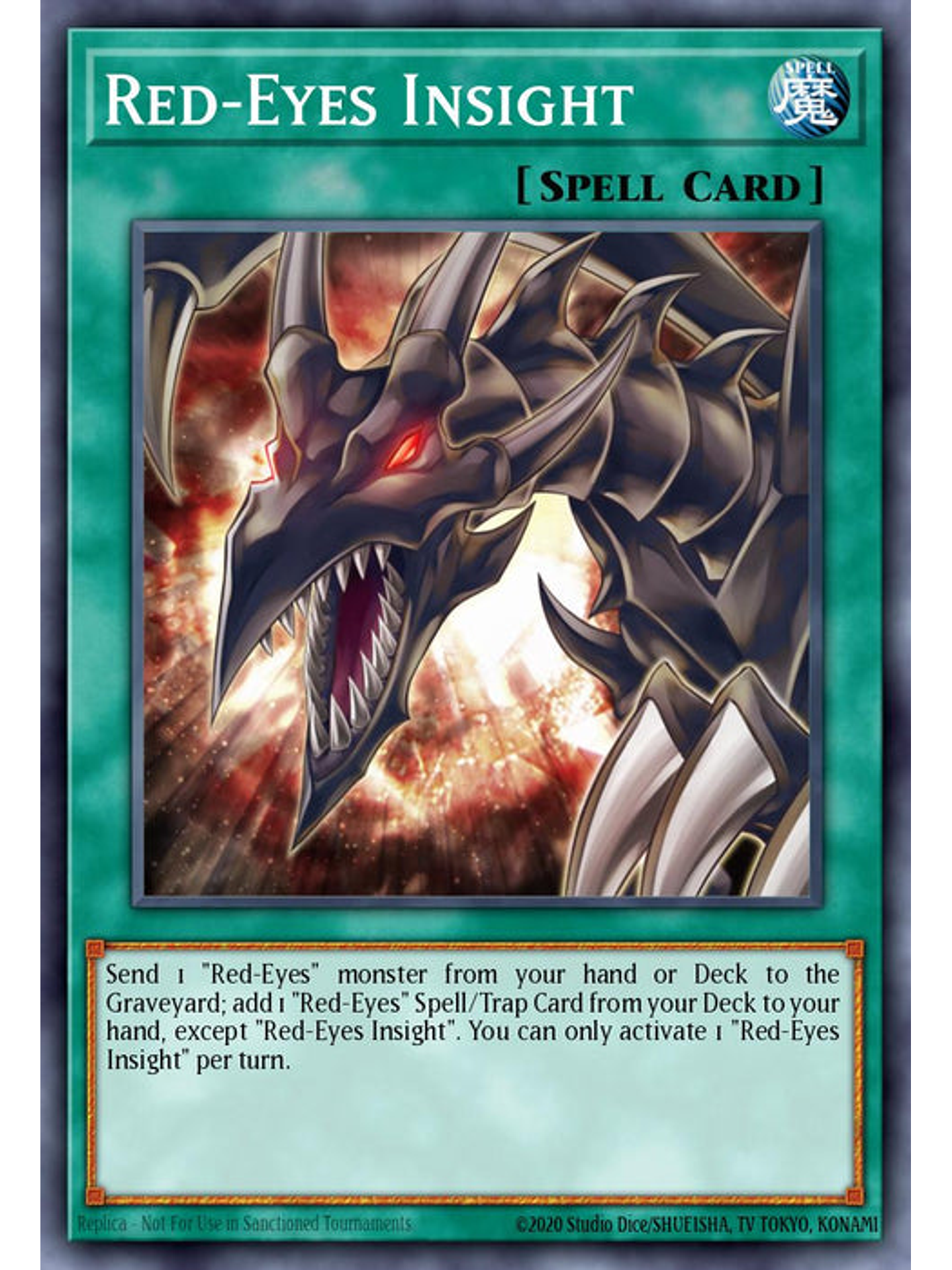 Red-Eyes Insight - RA03-EN061 - Super Rare 1st Edition 1