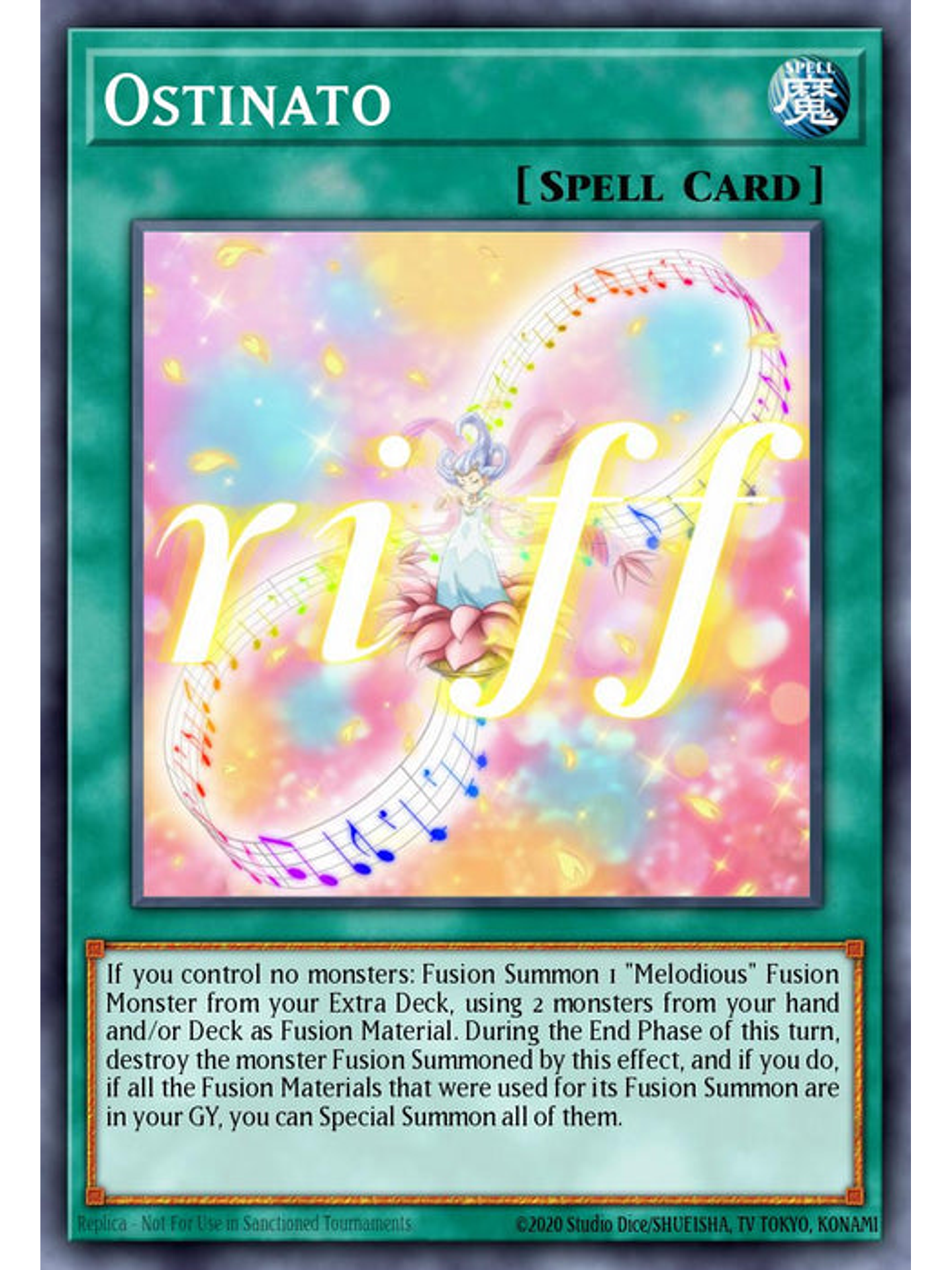 Ostinato - RA03-EN064 - Super Rare 1st Edition 1