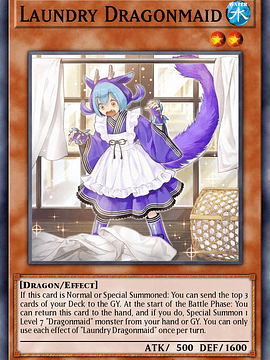 Laundry Dragonmaid - RA03-EN021 - Ultra Rare 1st Edition