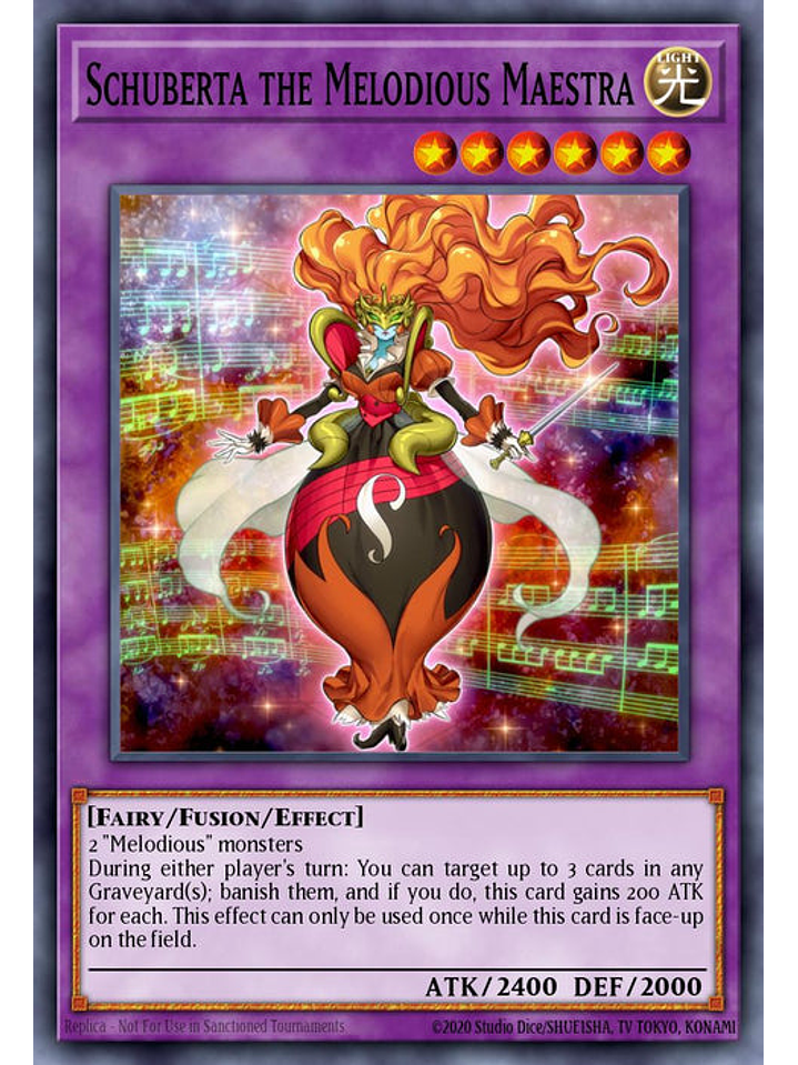 Schuberta the Melodious Maestra - RA03-EN034 - Ultra Rare 1st Edition 1