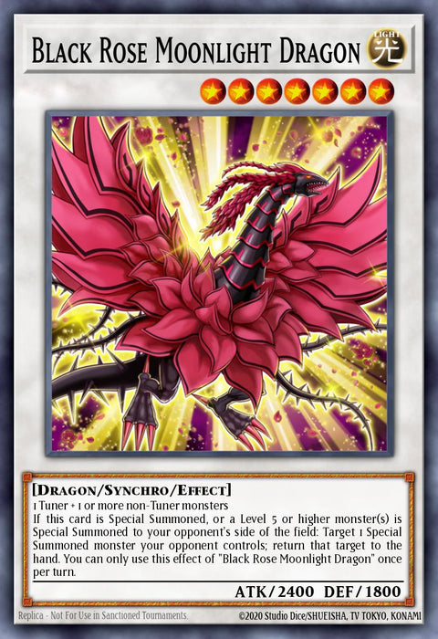 Black Rose Moonlight Dragon - RA03-EN038 - Ultra Rare 1st Edition