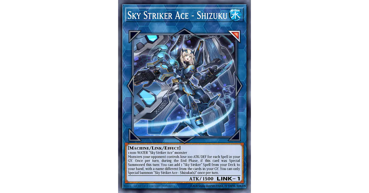 Sky Striker Ace - Shizuku - RA03-EN043 - Ultra Rare 1st E
