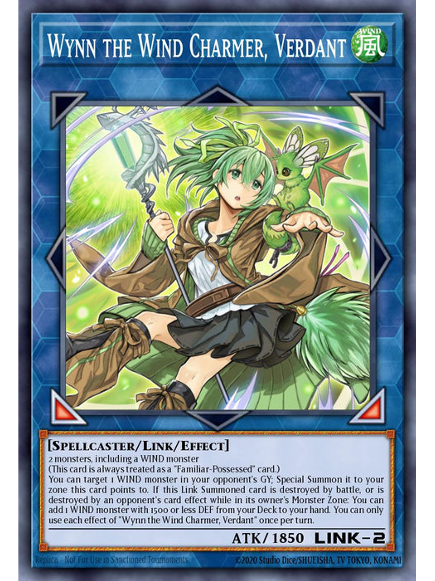 Wynn the Wind Charmer, Verdant - RA03-EN045 - Ultra Rare 1st Edition 1