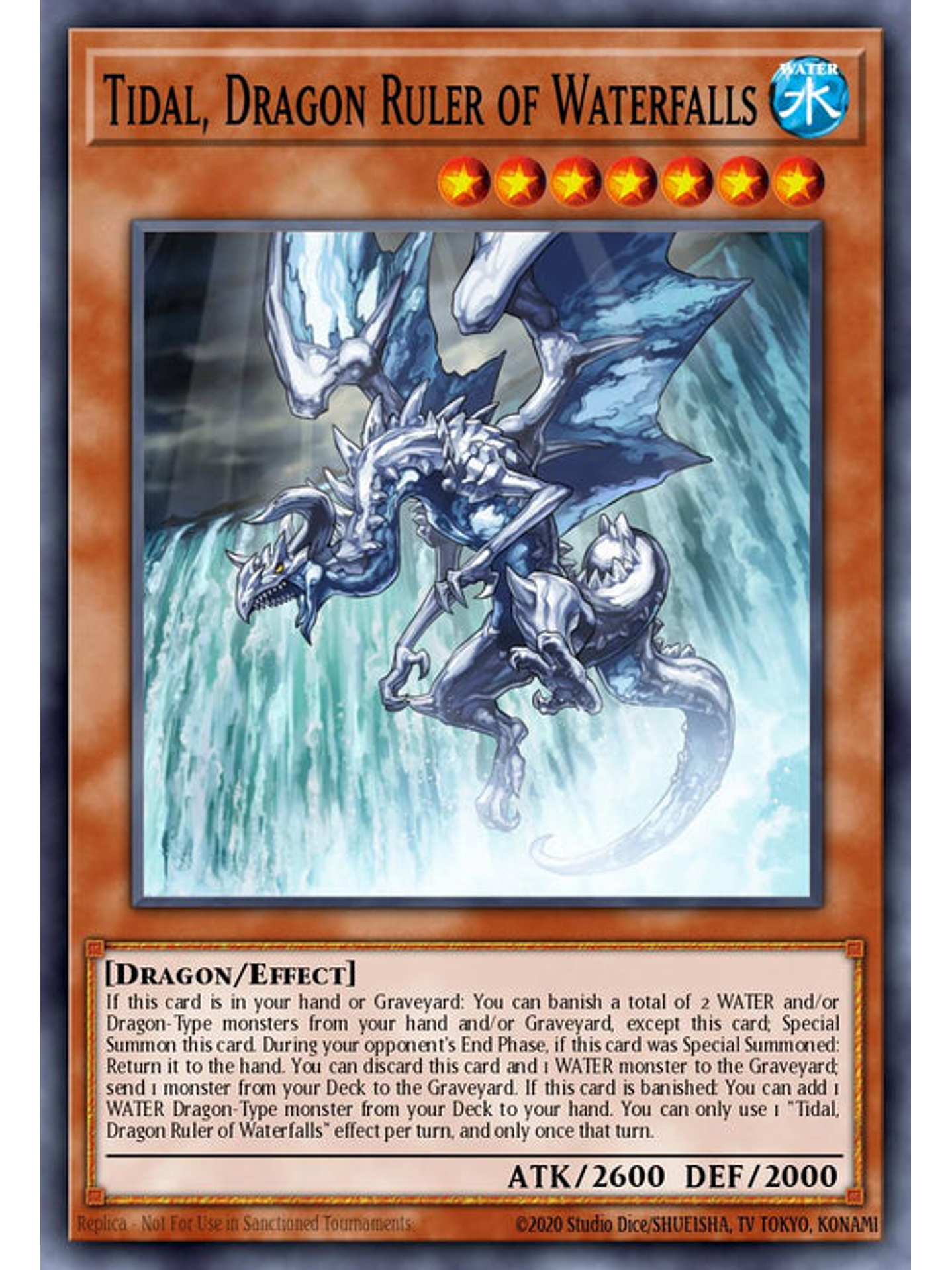 Tidal, Dragon Ruler of Waterfalls - RA03-EN009 - Secret Rare 1st Edition 1