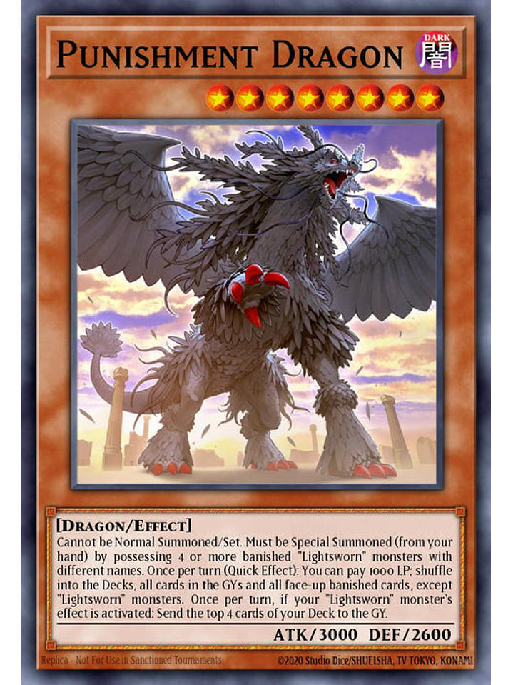 Punishment Dragon - RA03-EN015 - Secret Rare 1st Edition 1