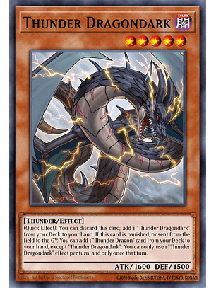 Thunder Dragondark - RA03-EN018 - Secret Rare 1st Edition