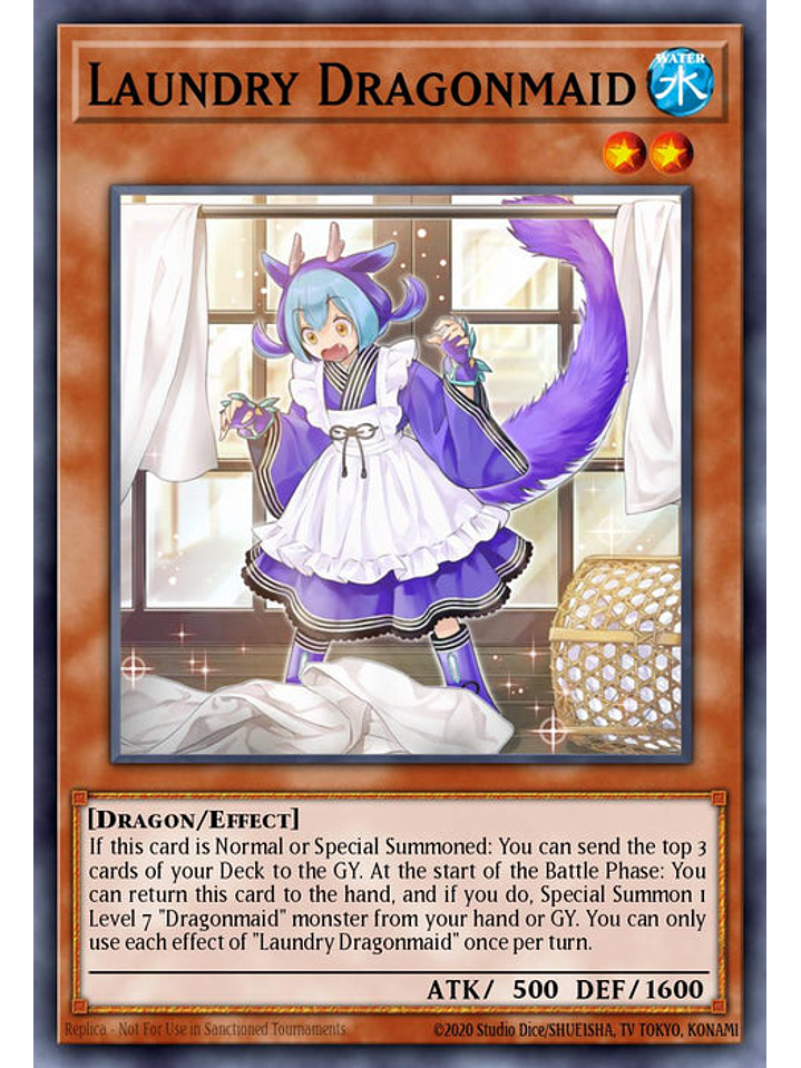 Laundry Dragonmaid - RA03-EN021 - Secret Rare 1st Edition 1