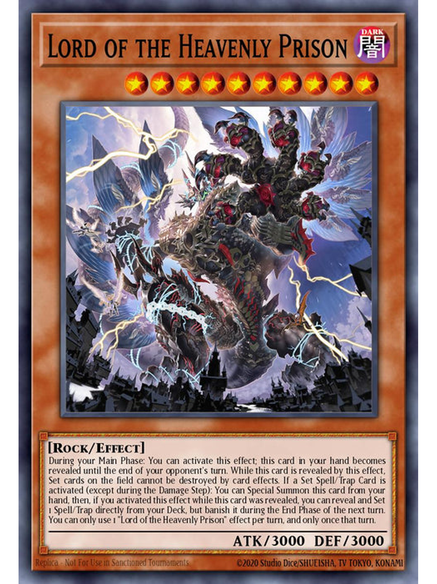 Lord of the Heavenly Prison - RA03-EN029 - Secret Rare 1st Edition 1