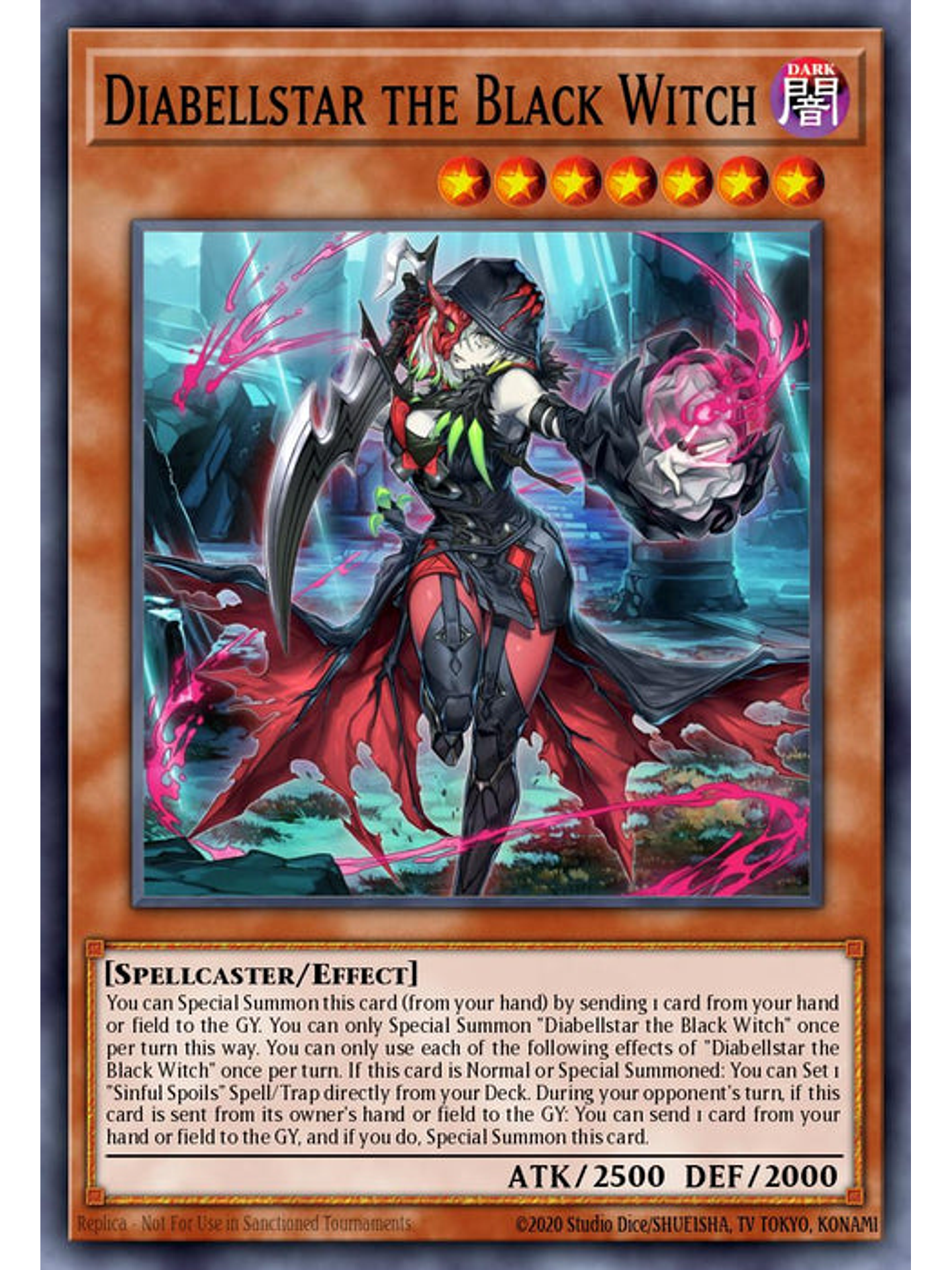 Diabellstar the Black Witch - RA03-EN032 - Secret Rare 1st Edition 1