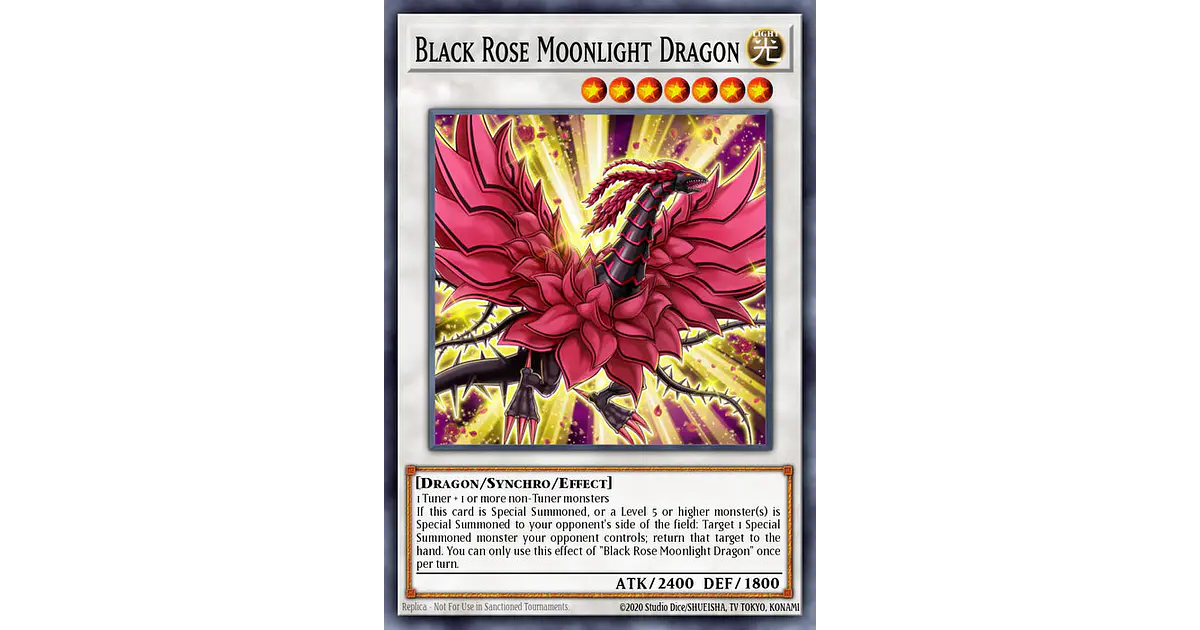 Yugioh! Black Rose Moonlight Dragon Ra03-en038 Secret | Meses Sin Interés