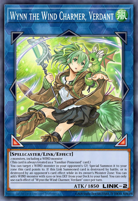 Wynn the Wind Charmer, Verdant - RA03-EN045 - Secret Rare 1st Edition