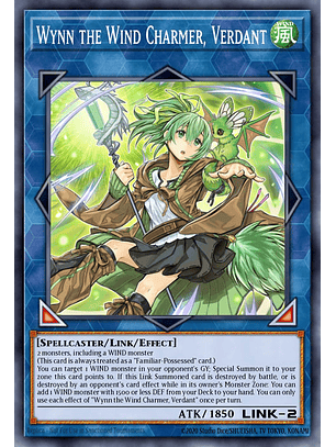 Wynn the Wind Charmer, Verdant - RA03-EN045 - Secret Rare 1st Edition
