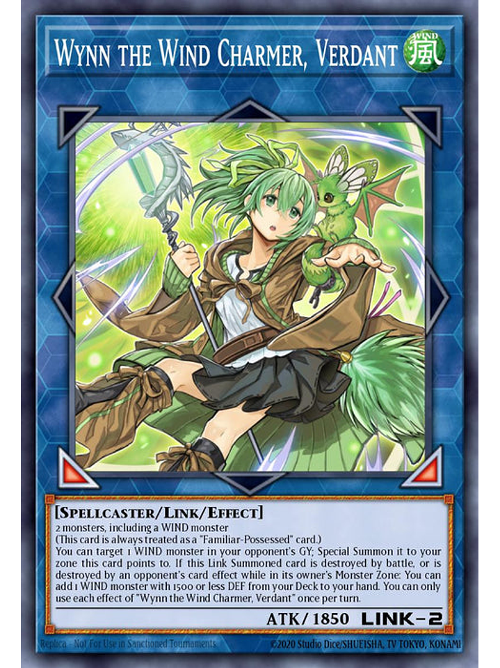 Wynn the Wind Charmer, Verdant - RA03-EN045 - Secret Rare 1st Edition 1