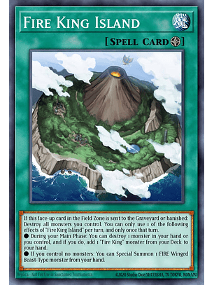 Fire King Island - RA03-EN059 - Secret Rare 1st Edition