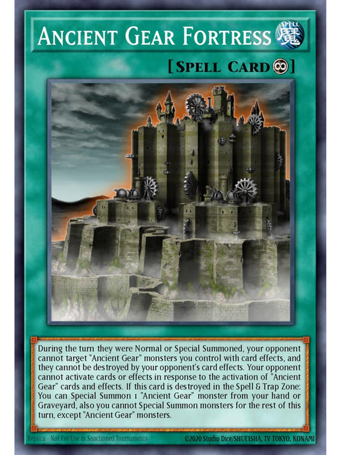 Ancient Gear Fortress - RA03-EN062 - Secret Rare 1st Edition 1