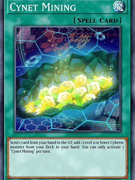 Cynet Mining - RA03-EN067 - Secret Rare 1st Edition