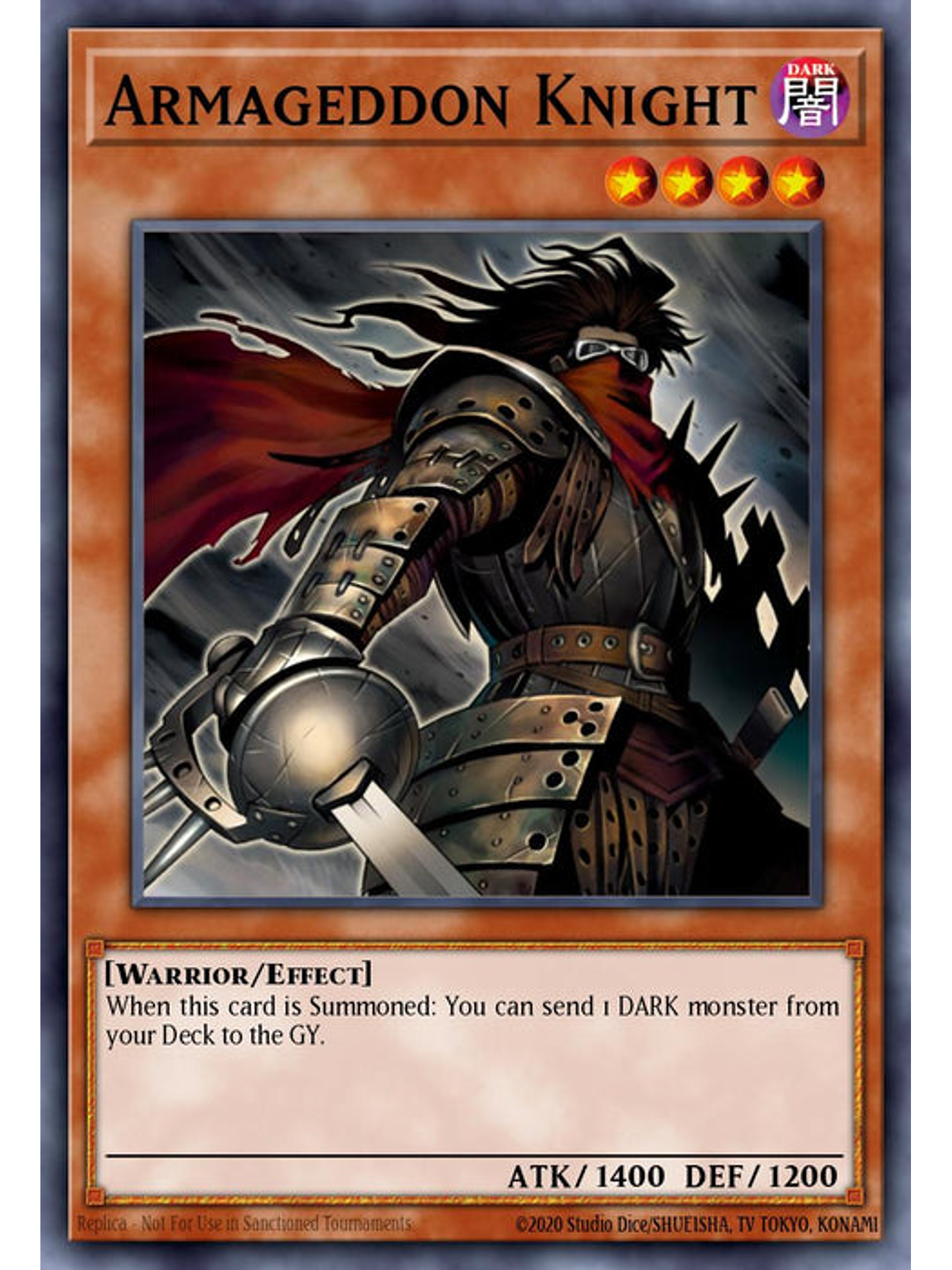 Armageddon Knight - RA03-EN002 - Platinum Secret Rare 1st Edition 1