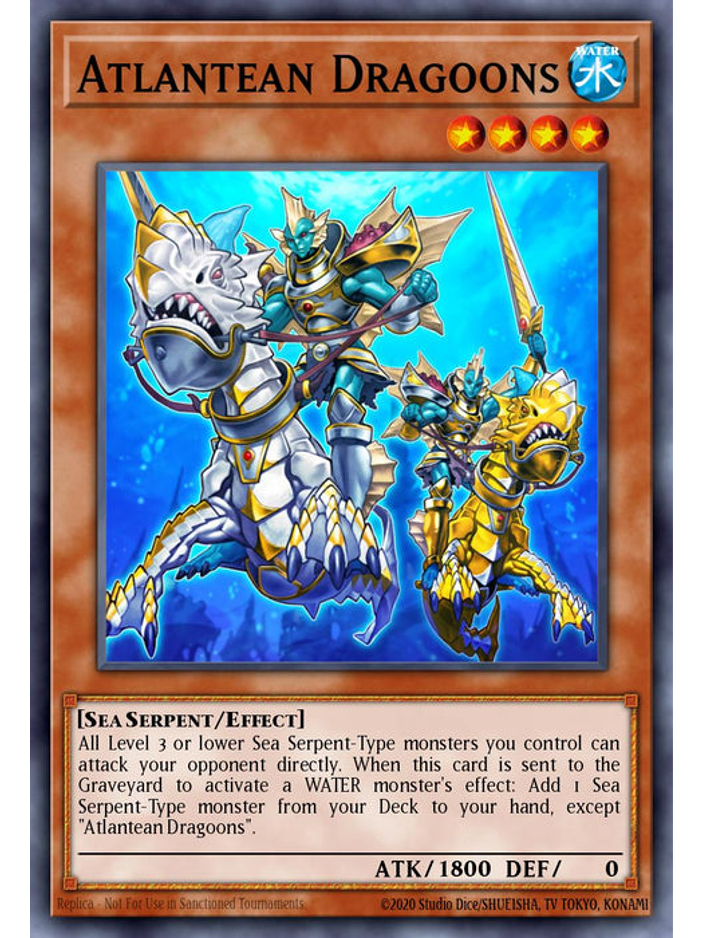 Atlantean Dragoons - RA03-EN006 - Platinum Secret Rare 1st Edition 1