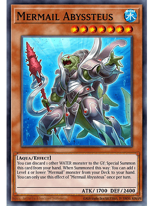 Mermail Abyssteus - RA03-EN007 - Platinum Secret Rare 1st Edition