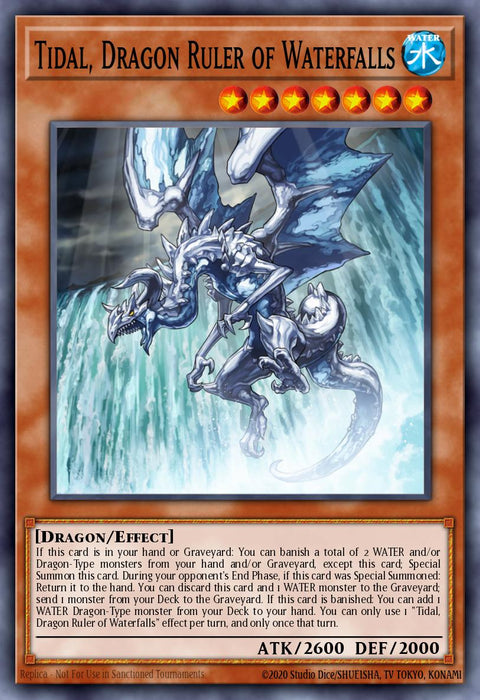 Tidal, Dragon Ruler of Waterfalls - RA03-EN009 - Platinum Secret Rare 1st Edition