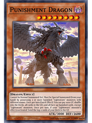 Punishment Dragon - RA03-EN015 - Platinum Secret Rare 1st Edition