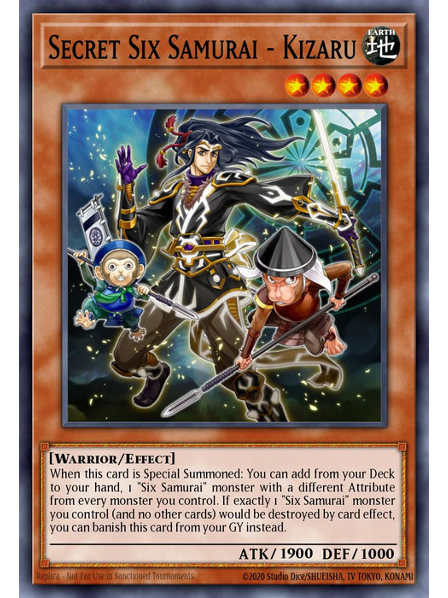 Secret Six Samurai - Kizaru - RA03-EN017 - Platinum Secret Rare 1st Edition 1