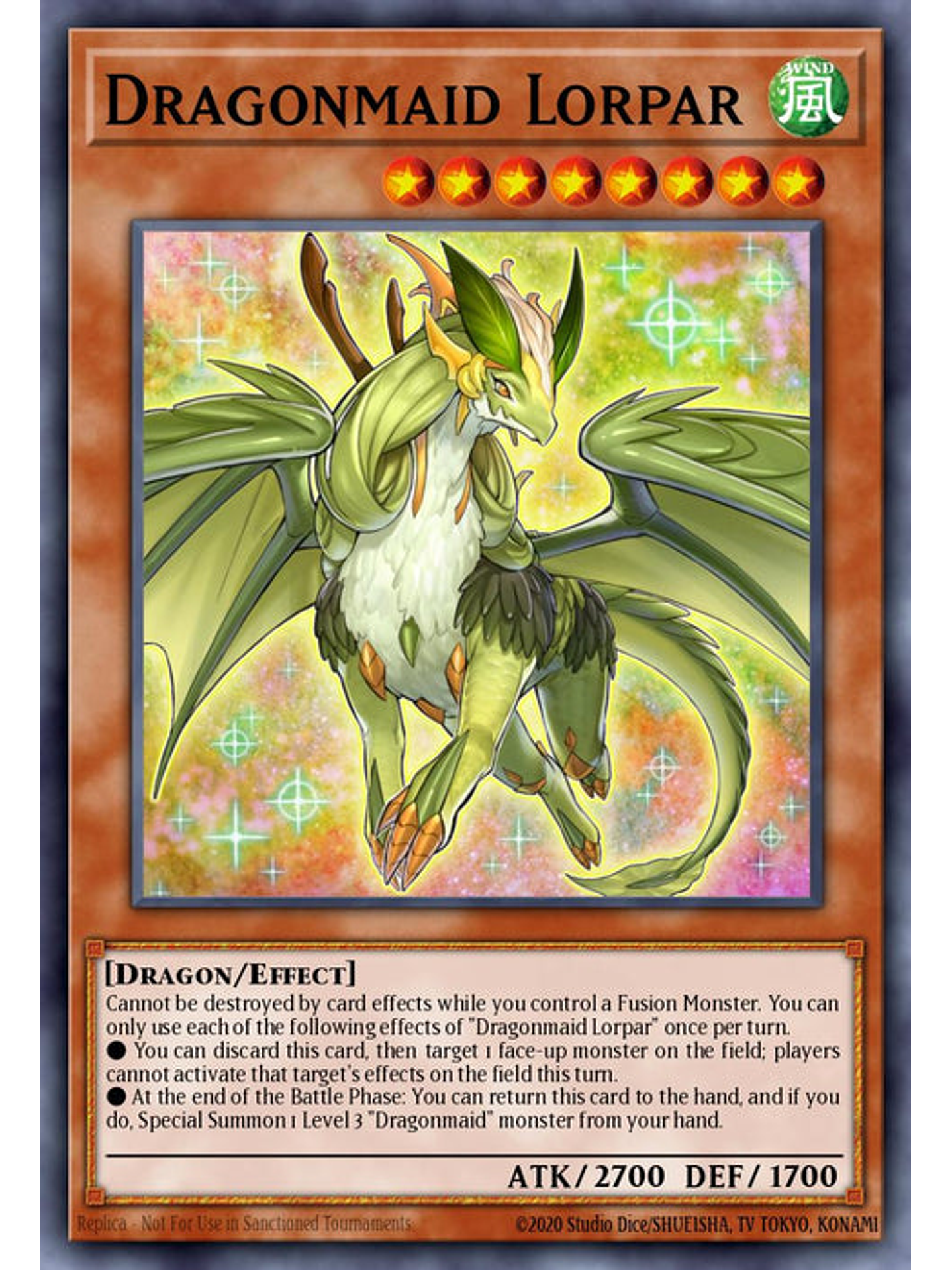 Dragonmaid Lorpar - RA03-EN022 - Platinum Secret Rare 1st Edition 1