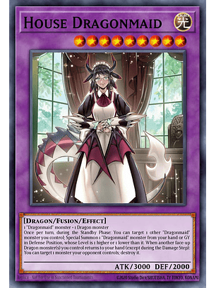 House Dragonmaid - RA03-EN037 - Platinum Secret Rare 1st Edition