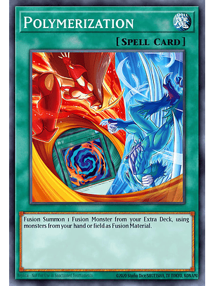 Polymerization (alternate art) - RA03-EN051 - Platinum Secret Rare 1st Edition