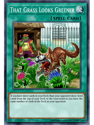 That Grass Looks Greener - RA03-EN063 - Platinum Secret Rare 1st Edition