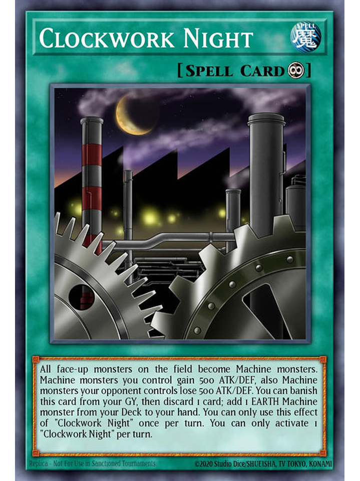 Clockwork Night - RA03-EN071 - Platinum Secret Rare 1st Edition 1