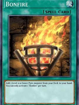 Bonfire - RA03-EN073 - Platinum Secret Rare 1st Edition