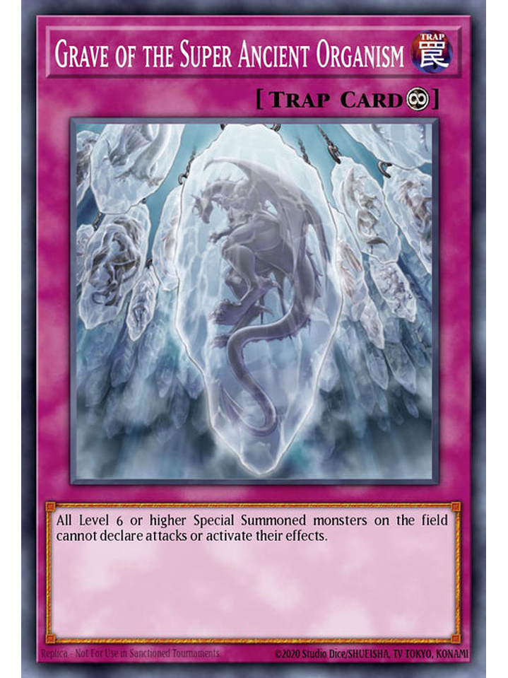 Grave of the Super Ancient Organism - RA03-EN077 - Platinum Secret Rare 1st Edition 1