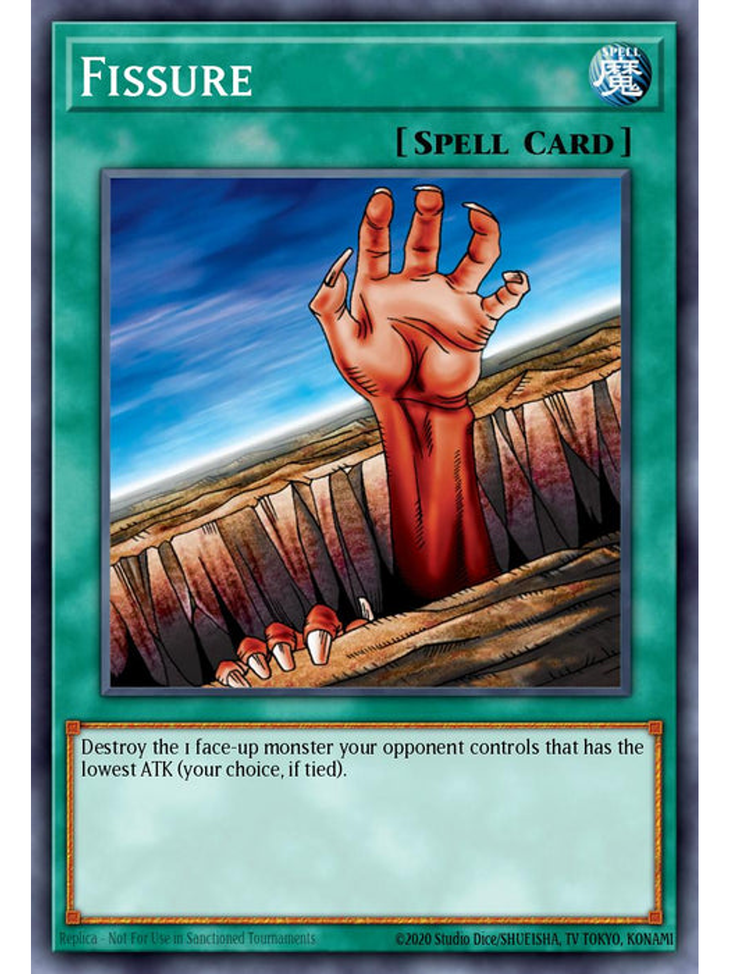 Fissure - RA03-EN084 - Platinum Secret Rare 1st Edition 1