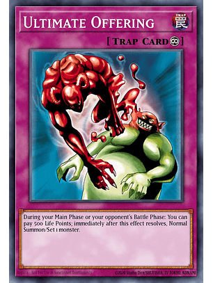 Ultimate Offering - RA03-EN088 - Platinum Secret Rare 1st Edition