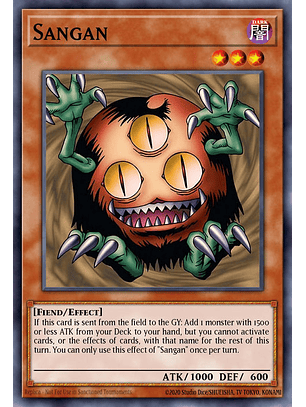 Sangan - RA03-EN089 - Platinum Secret Rare 1st Edition