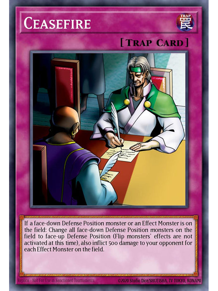 Ceasefire - RA03-EN105 - Platinum Secret Rare 1st Edition 1