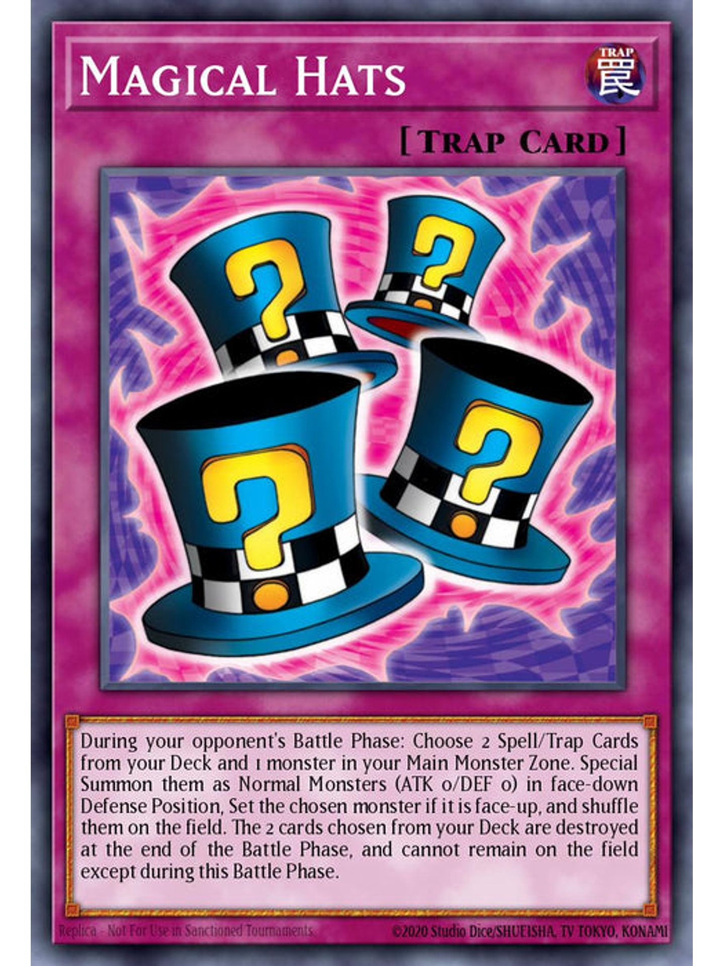 Magical Hats - RA03-EN107 - Platinum Secret Rare 1st Edition 1