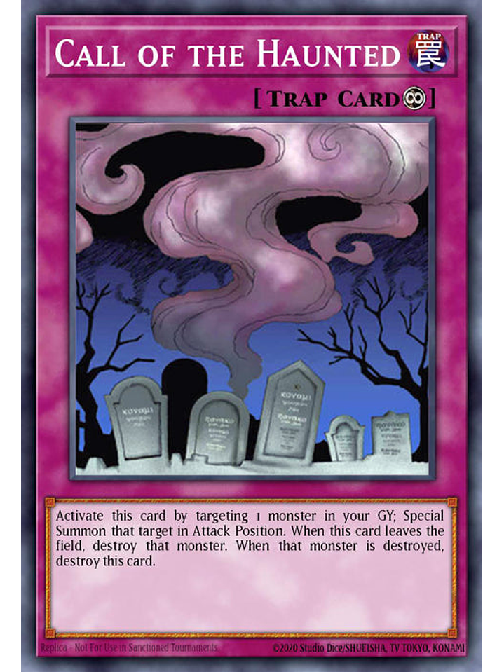 Call of the Haunted - RA03-EN108 - Platinum Secret Rare 1st Edition 1