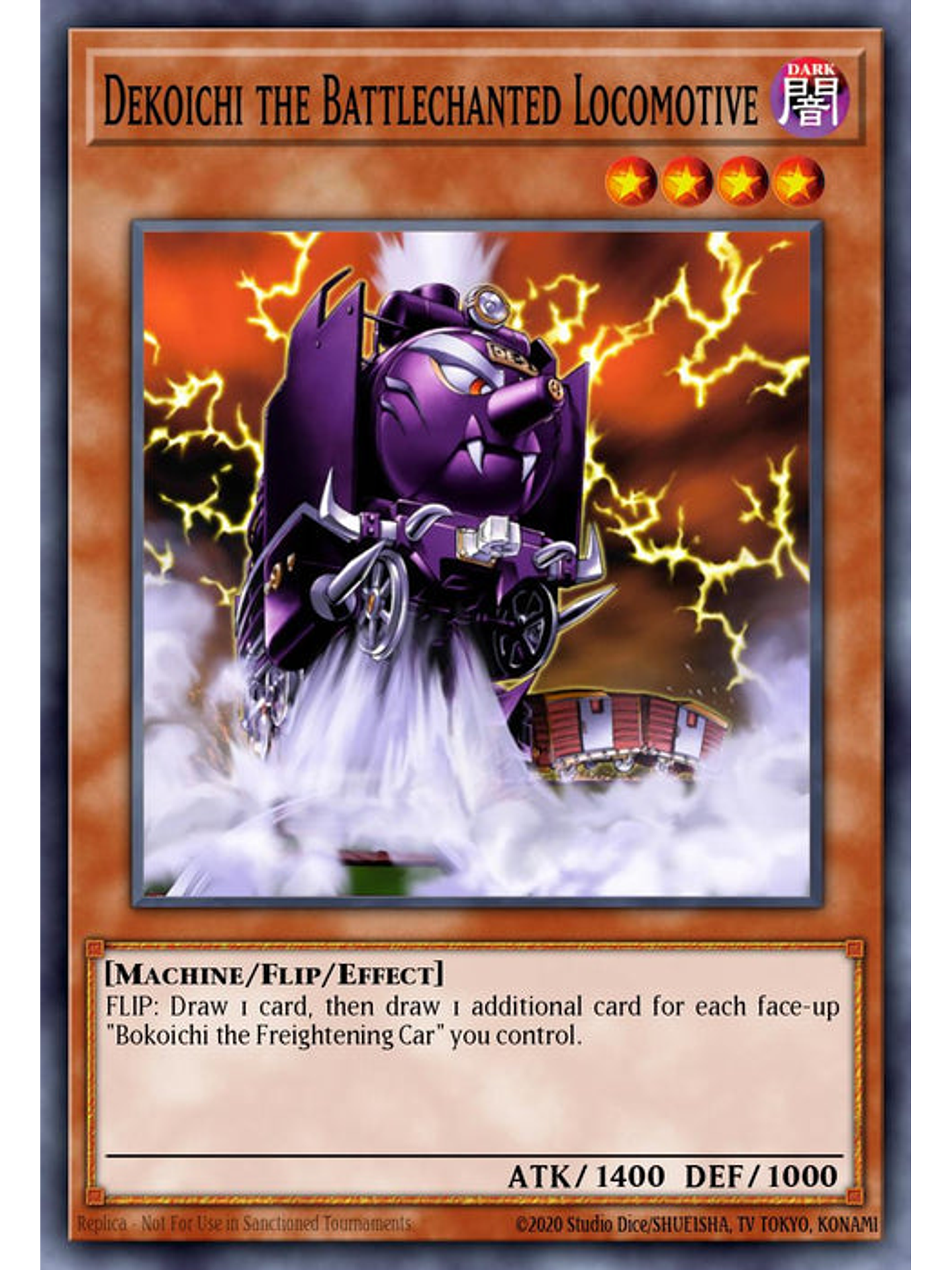 Dekoichi the Battlechanted Locomotive - RA03-EN144 - Platinum Secret Rare 1st Edition 1